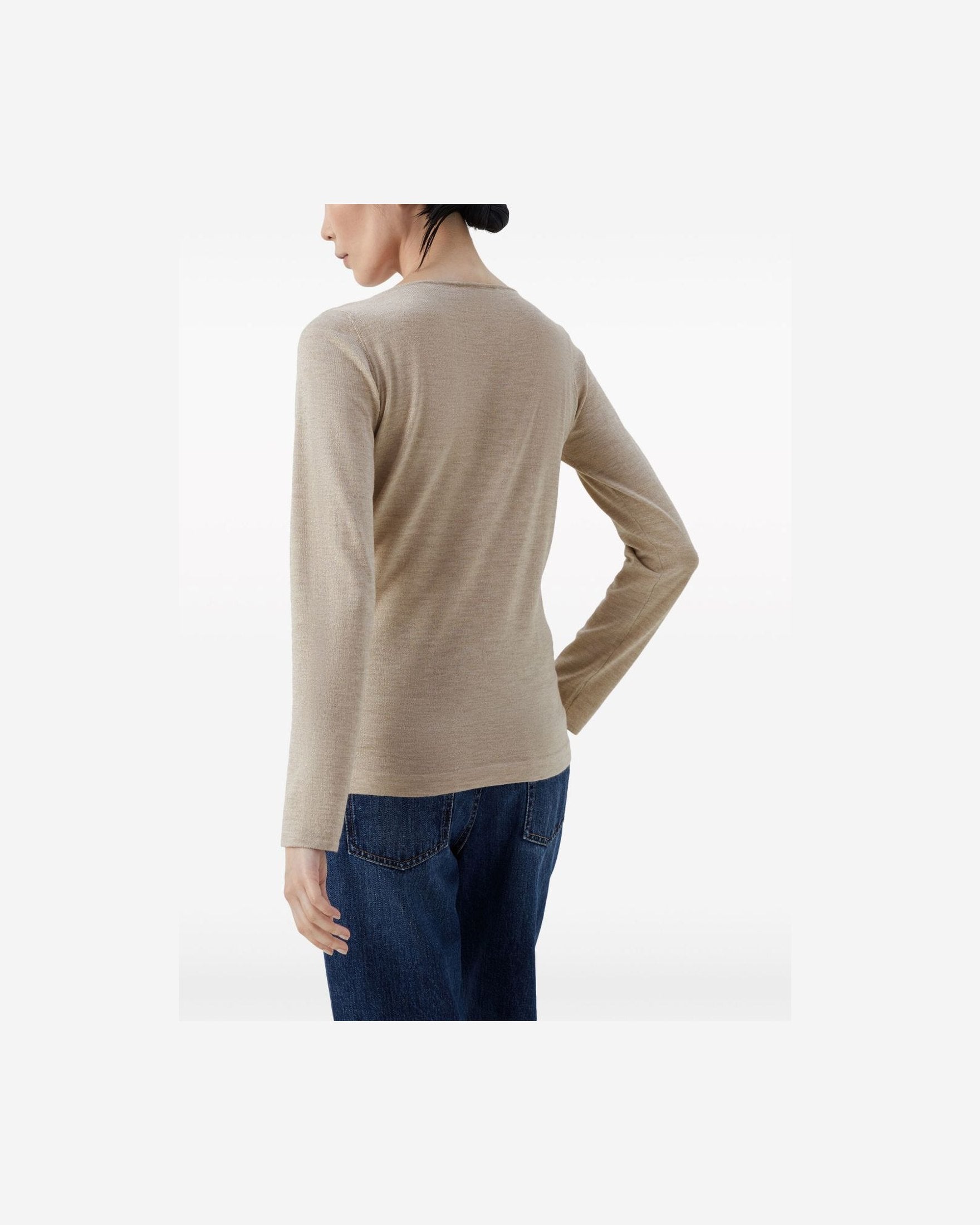 Brunello Cucinelli Beige Sweater Glam Steals