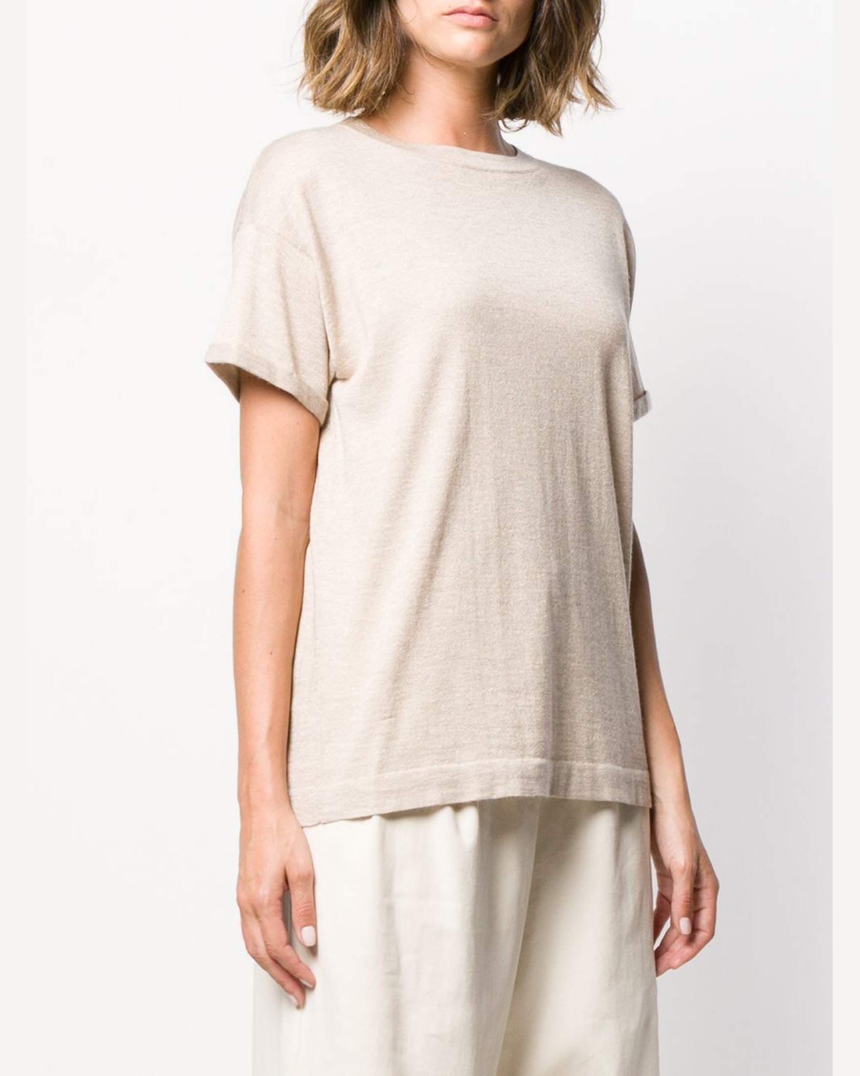 Brunello Cucinelli Beige T-shirt and Polo Glam Steals