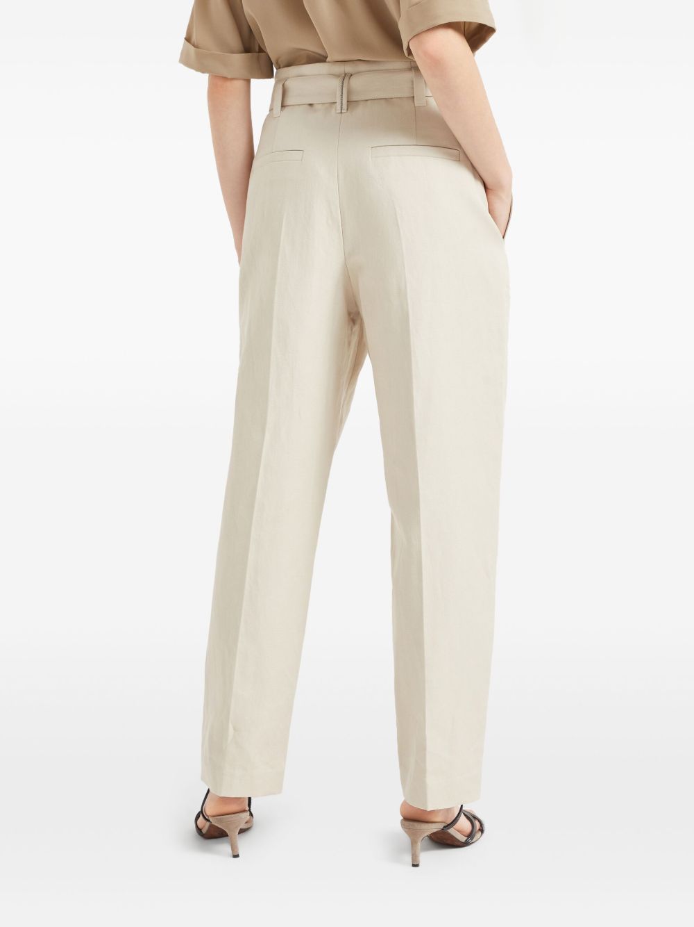 Brunello Cucinelli Beige Trouser Glam Steals