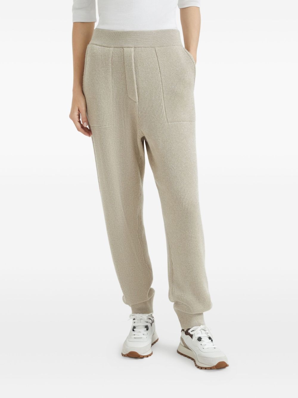 Brunello Cucinelli Beige Trouser Glam Steals