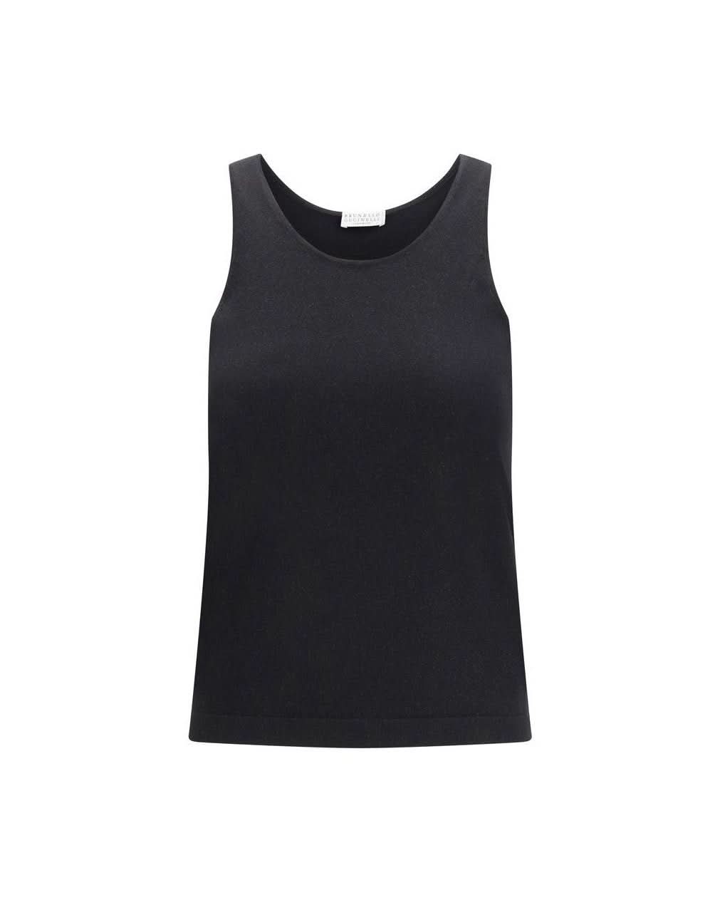 Brunello Cucinelli Black Cashmere Top