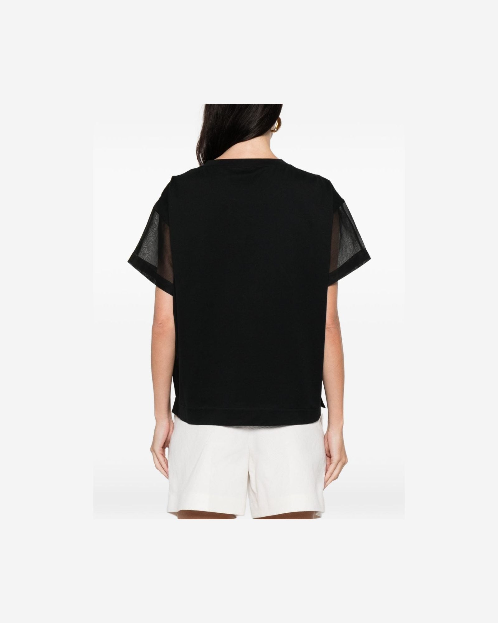 Brunello Cucinelli Black Polo T-shirt Glam Steals