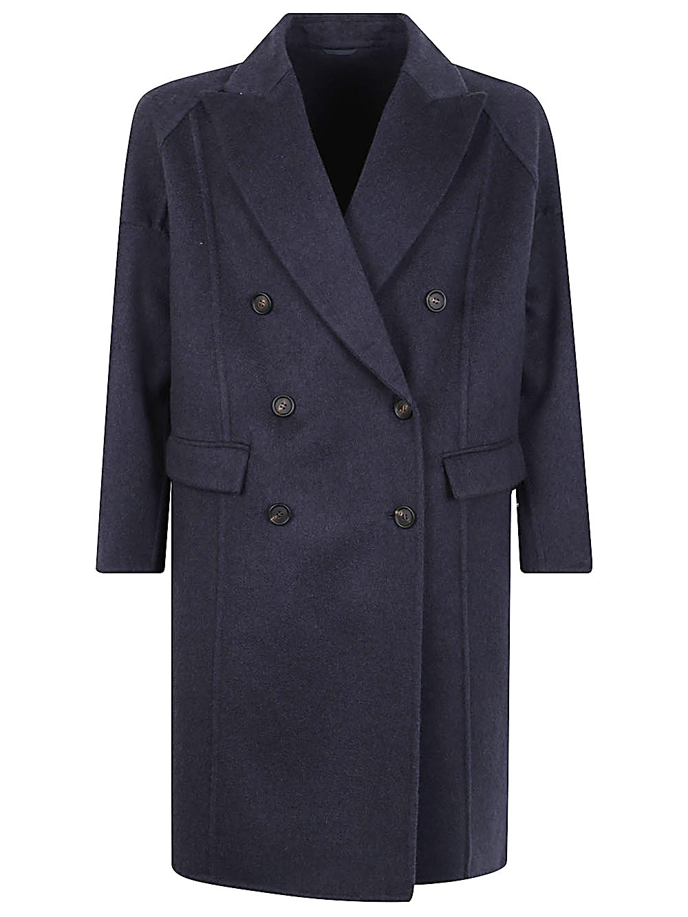 Brunello Cucinelli Blue Coat Glam Steals