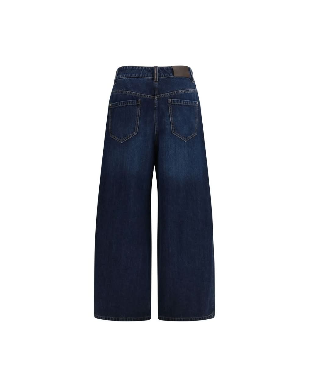 Brunello Cucinelli Blue Cotton Denim Jeans Jeans