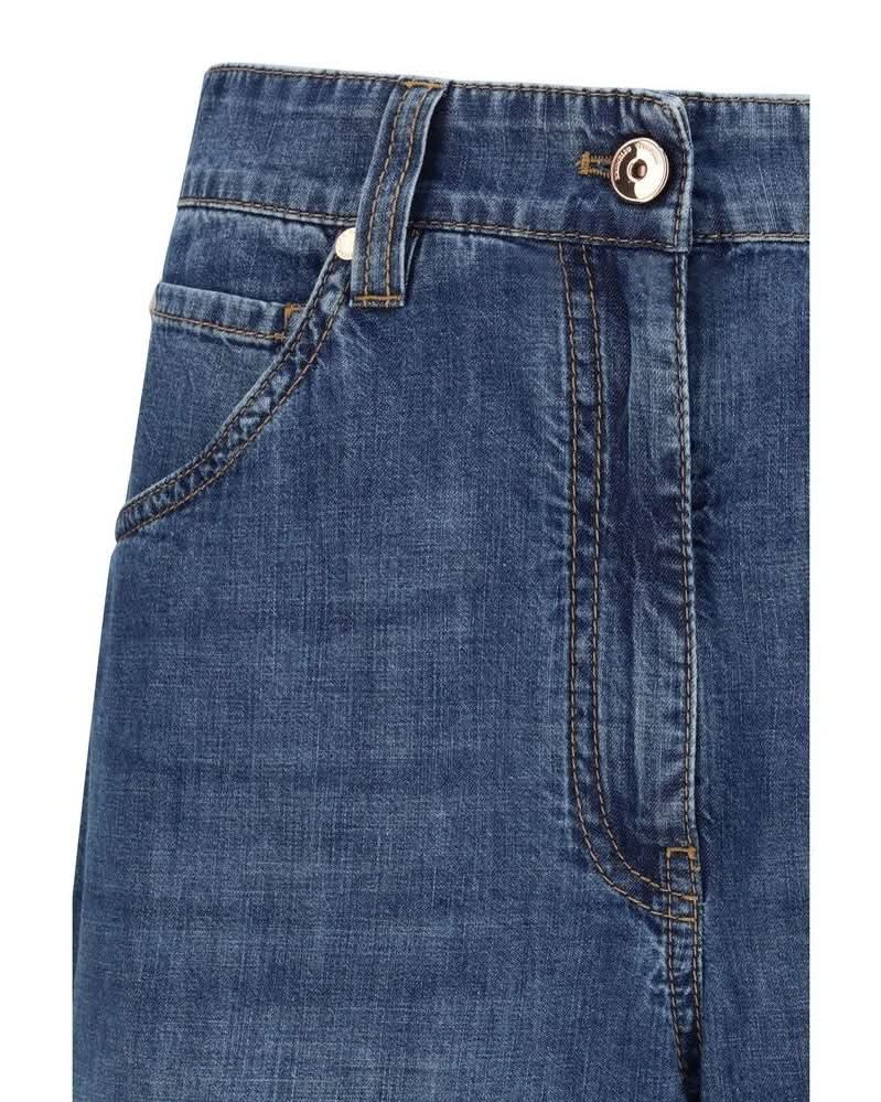 Brunello Cucinelli Blue Cotton Denim Jeans