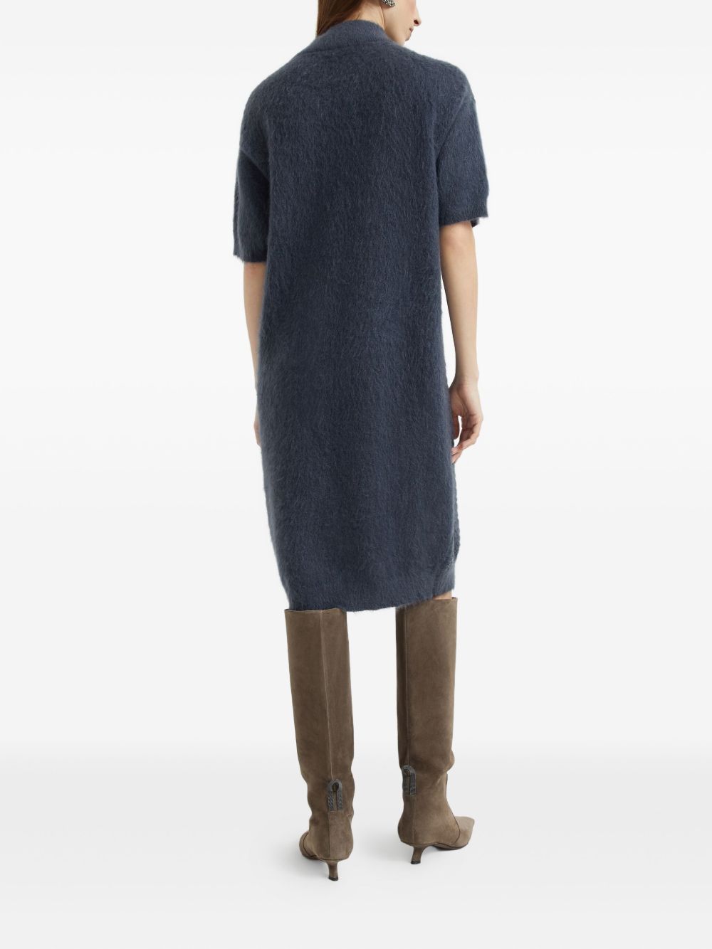 Brunello Cucinelli Blue Dress Glam Steals