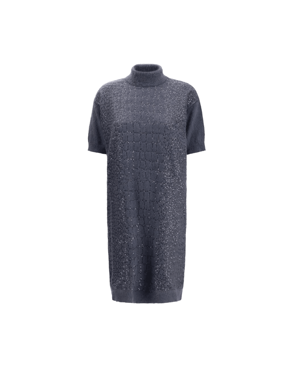 Brunello Cucinelli Blue Mohair Casual Dress Glam Steals