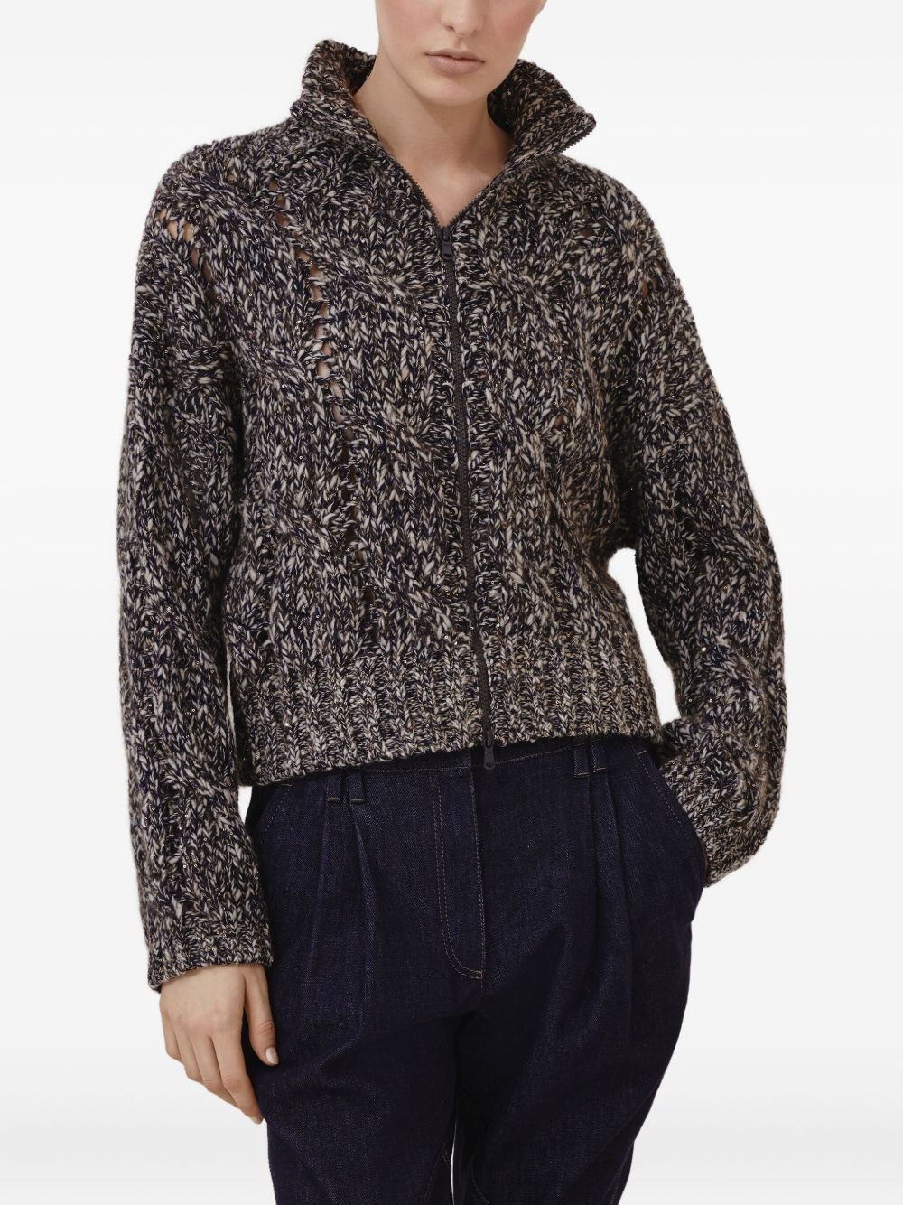 Brunello Cucinelli Blue Sweater Glam Steals