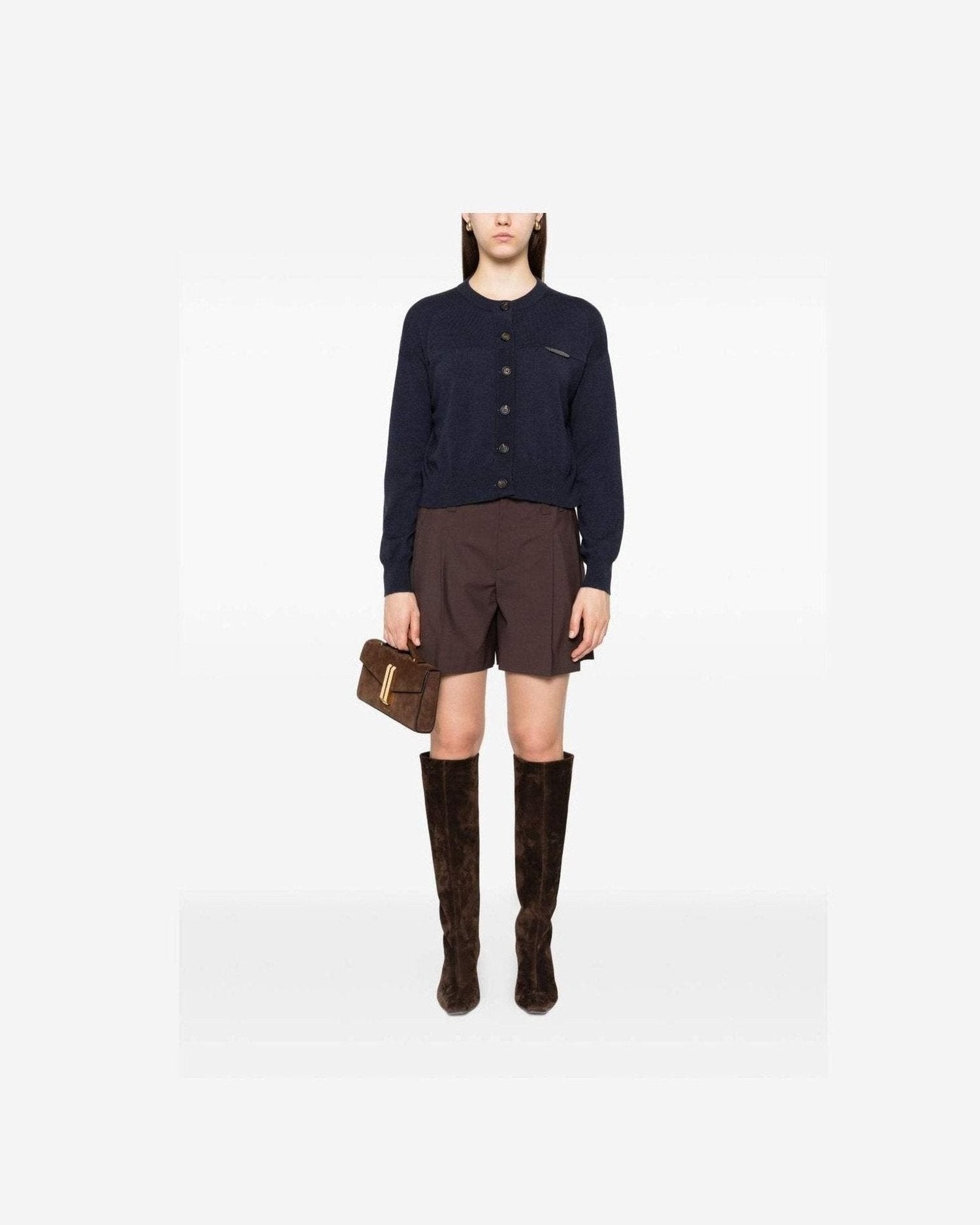Brunello Cucinelli Blue Sweater Glam Steals