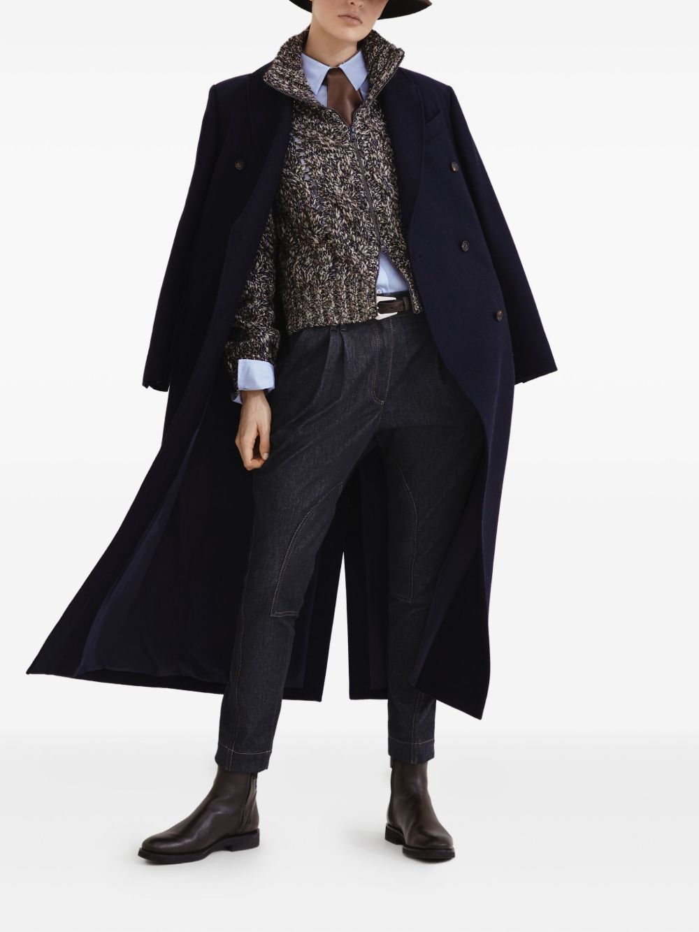 Brunello Cucinelli Blue Sweater Glam Steals