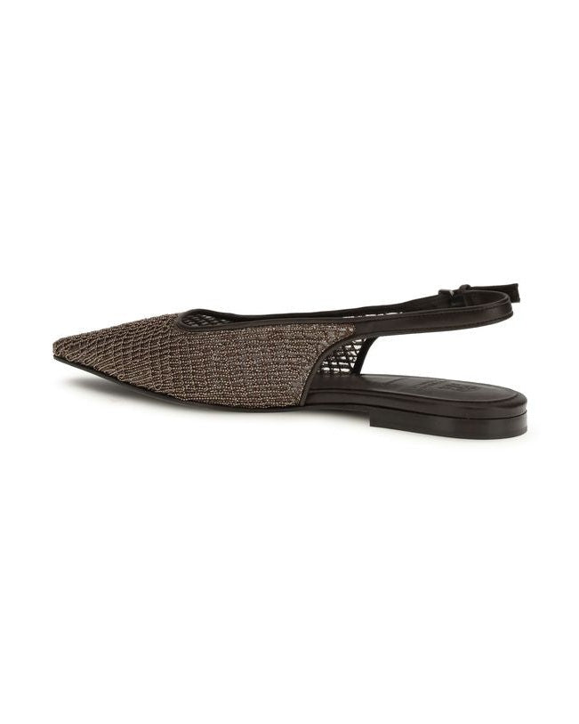 Brunello Cucinelli Brown Calf Leather Bos Taurus Ballet Flats Glam Steals