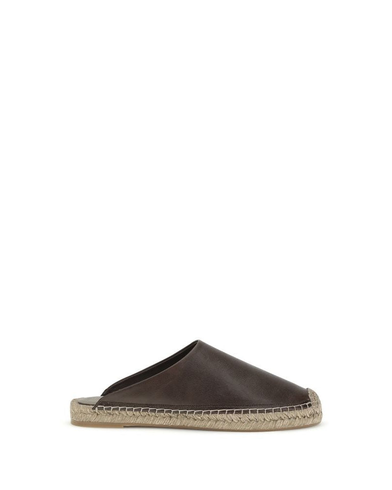 Brunello Cucinelli Brown Calf Leather Bos Taurus Mules Glam Steals