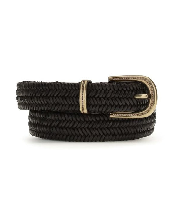 Brunello Cucinelli Brown Calf Leather Bos Taurus Regular Belt Belts