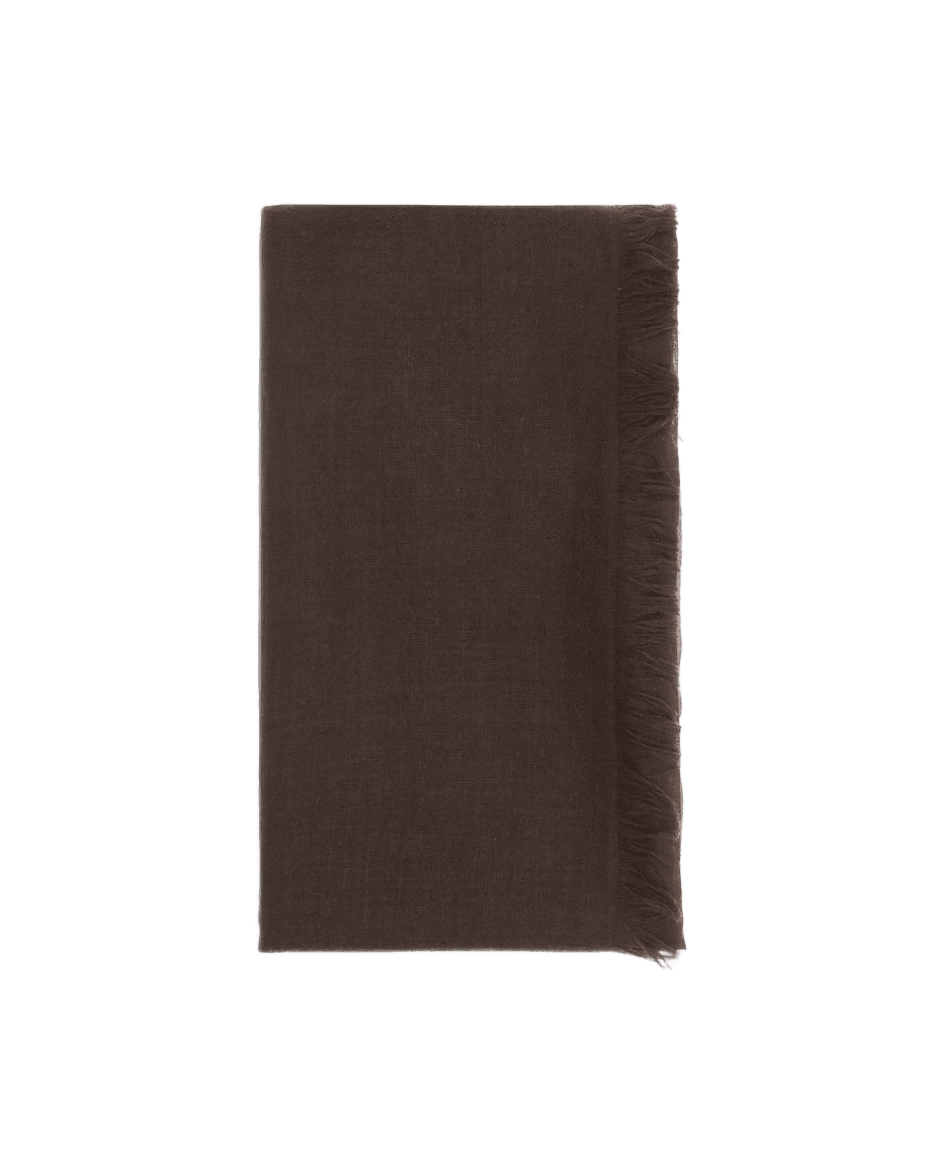 Brunello Cucinelli Brown Cashmere Scarf Glam Steals