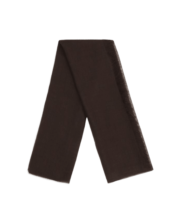 Brunello Cucinelli Brown Cashmere Scarf Glam Steals