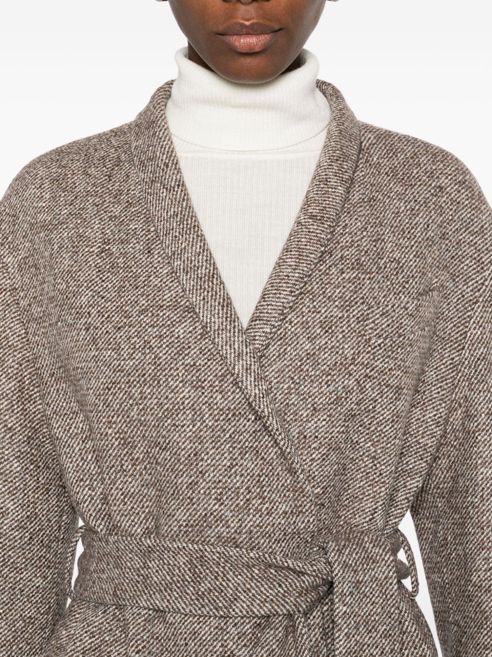 Brunello Cucinelli Brown Coat Glam Steals