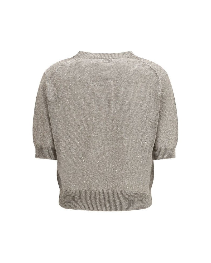 Brunello Cucinelli Brown Cotton Sweatshirt