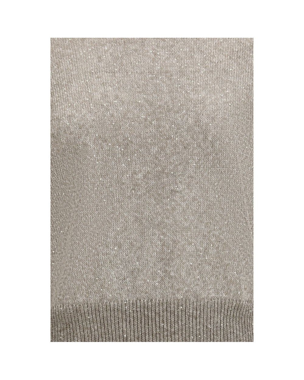Brunello Cucinelli Brown Cotton Sweatshirt