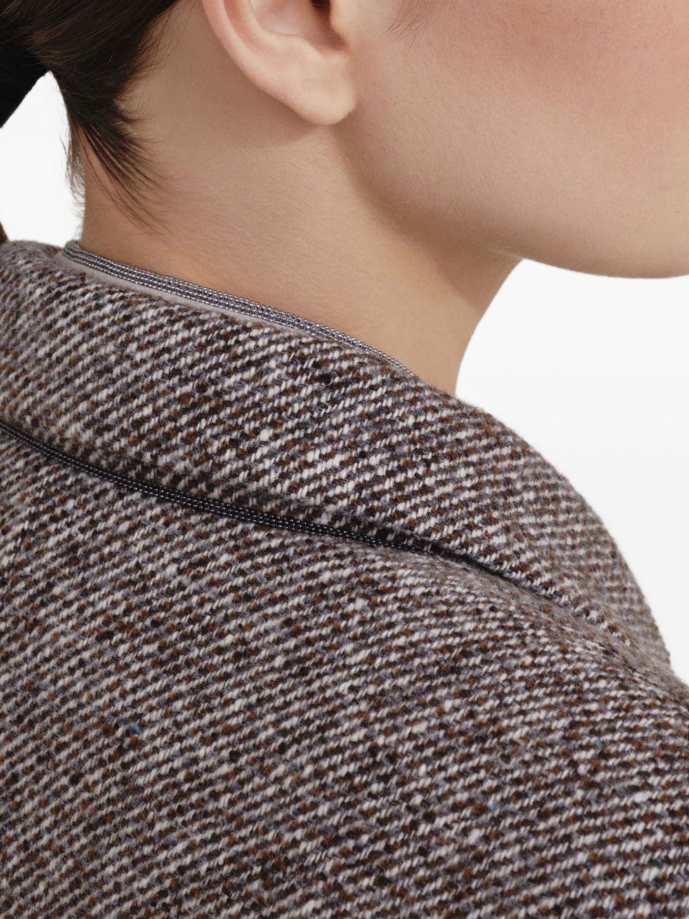 Brunello Cucinelli Brown Jacket Glam Steals