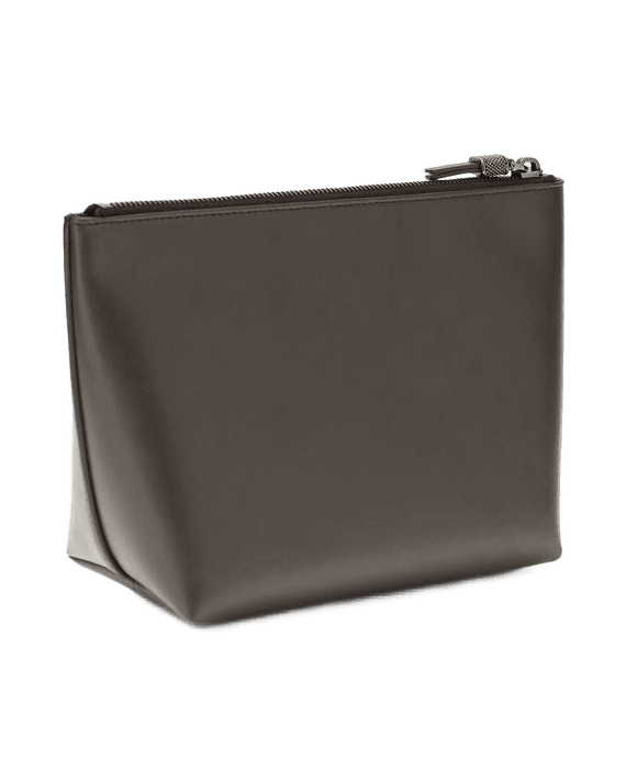 Brunello Cucinelli Brown Calf Leather Bos Taurus Clutch Bag Glam Steals