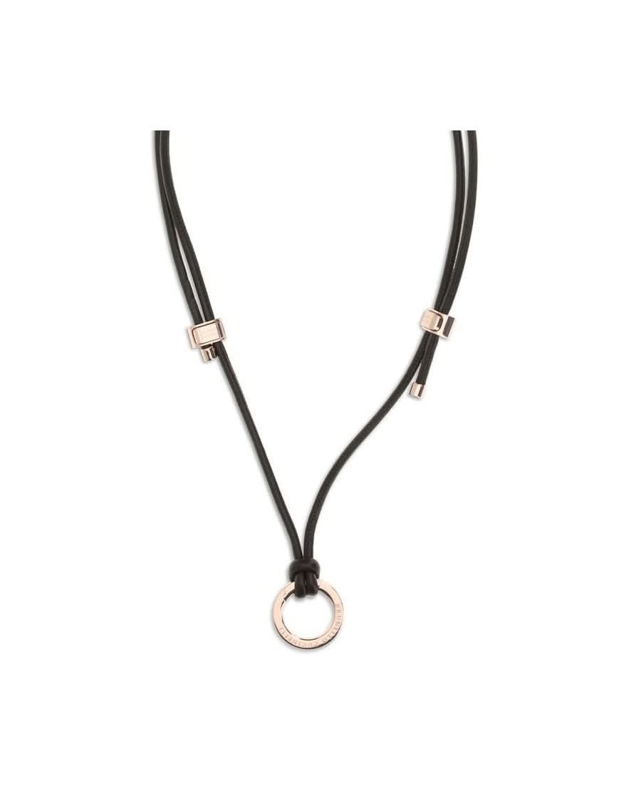 Brunello Cucinelli Brown Leather Calf Bos Taurus Keychain