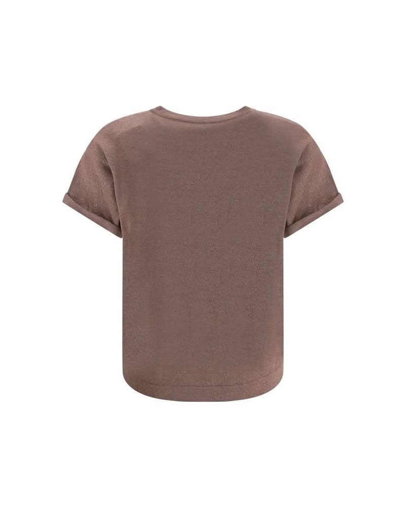 Brunello Cucinelli Brown Nylon T-Shirt