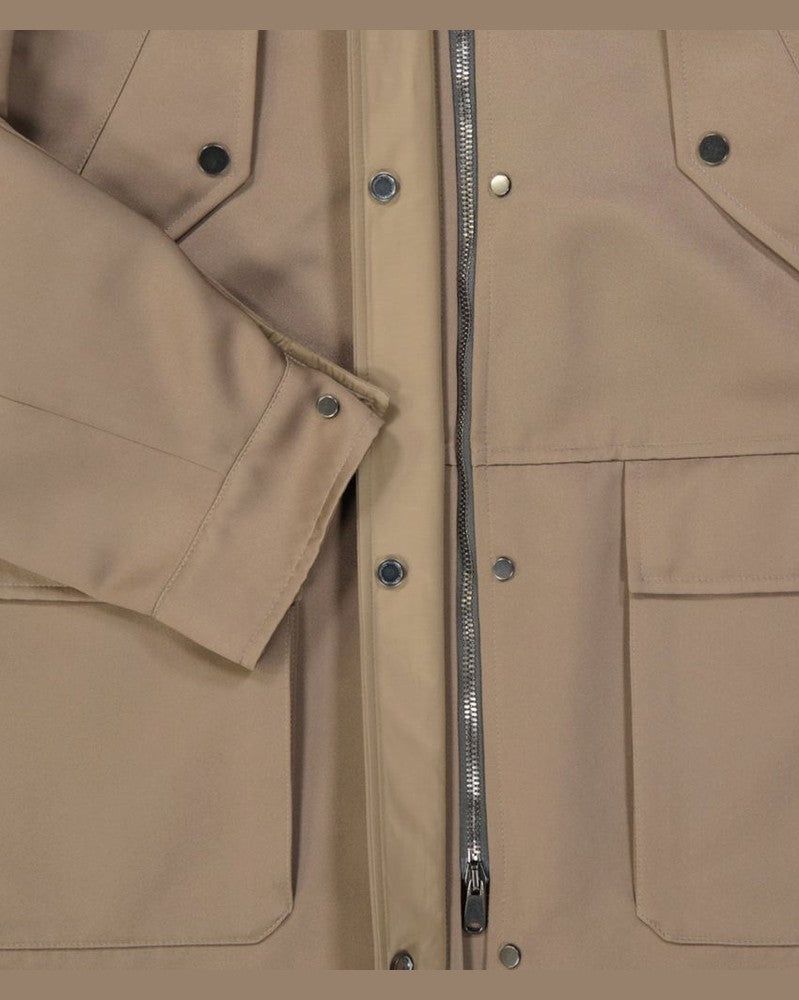 Brunello Cucinelli Brown Polyester Parka Glam Steals