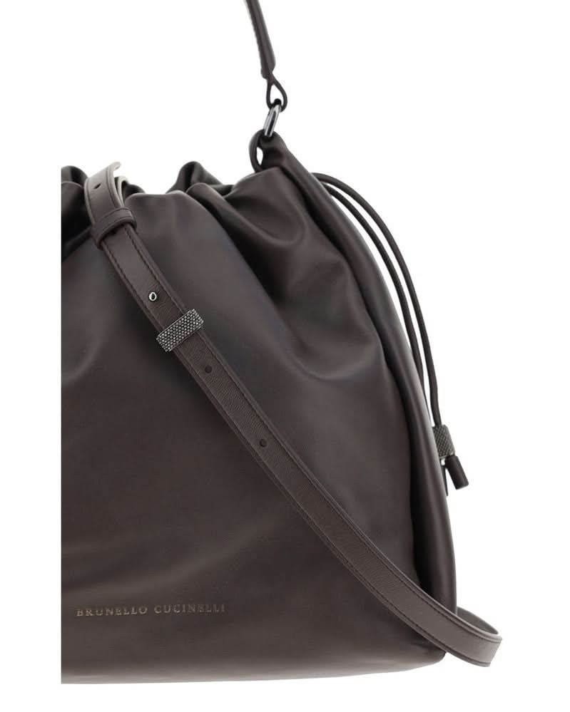 Brunello Cucinelli Brown Shoulder Bag Glam Steals
