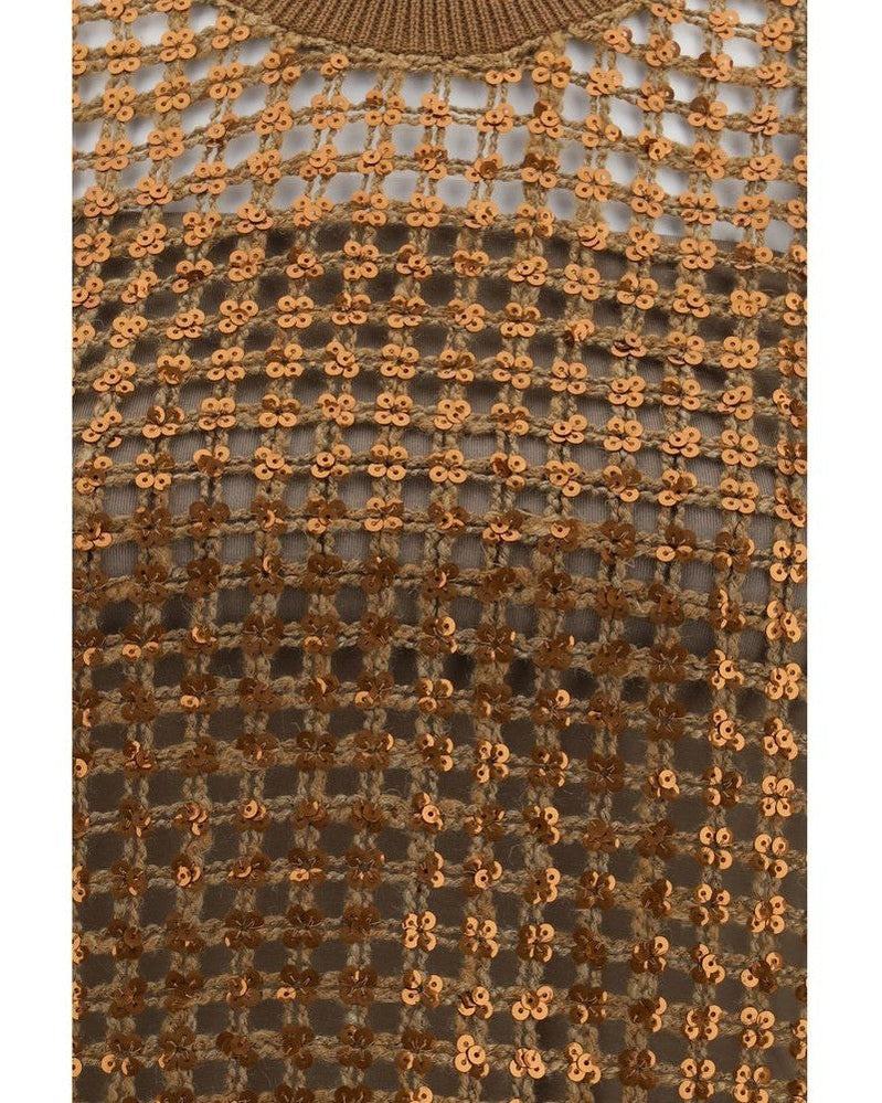 Brunello Cucinelli Brown Silk Blouse Glam Steals