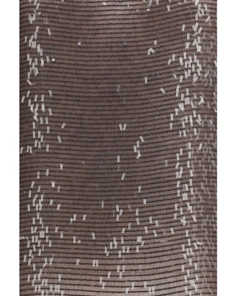 Brunello Cucinelli Brown Silk Top