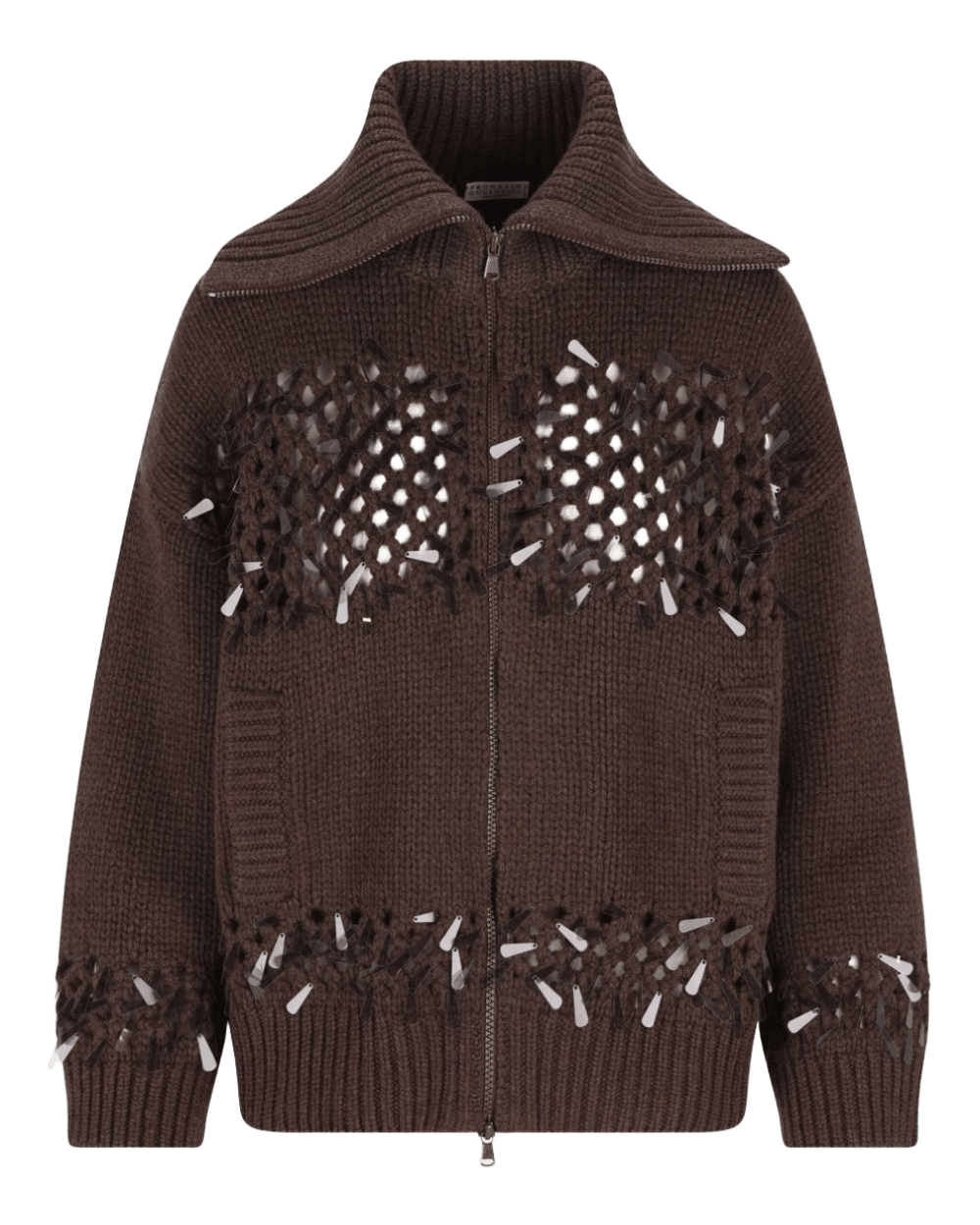 Brunello Cucinelli Brown Sweater Glam Steals