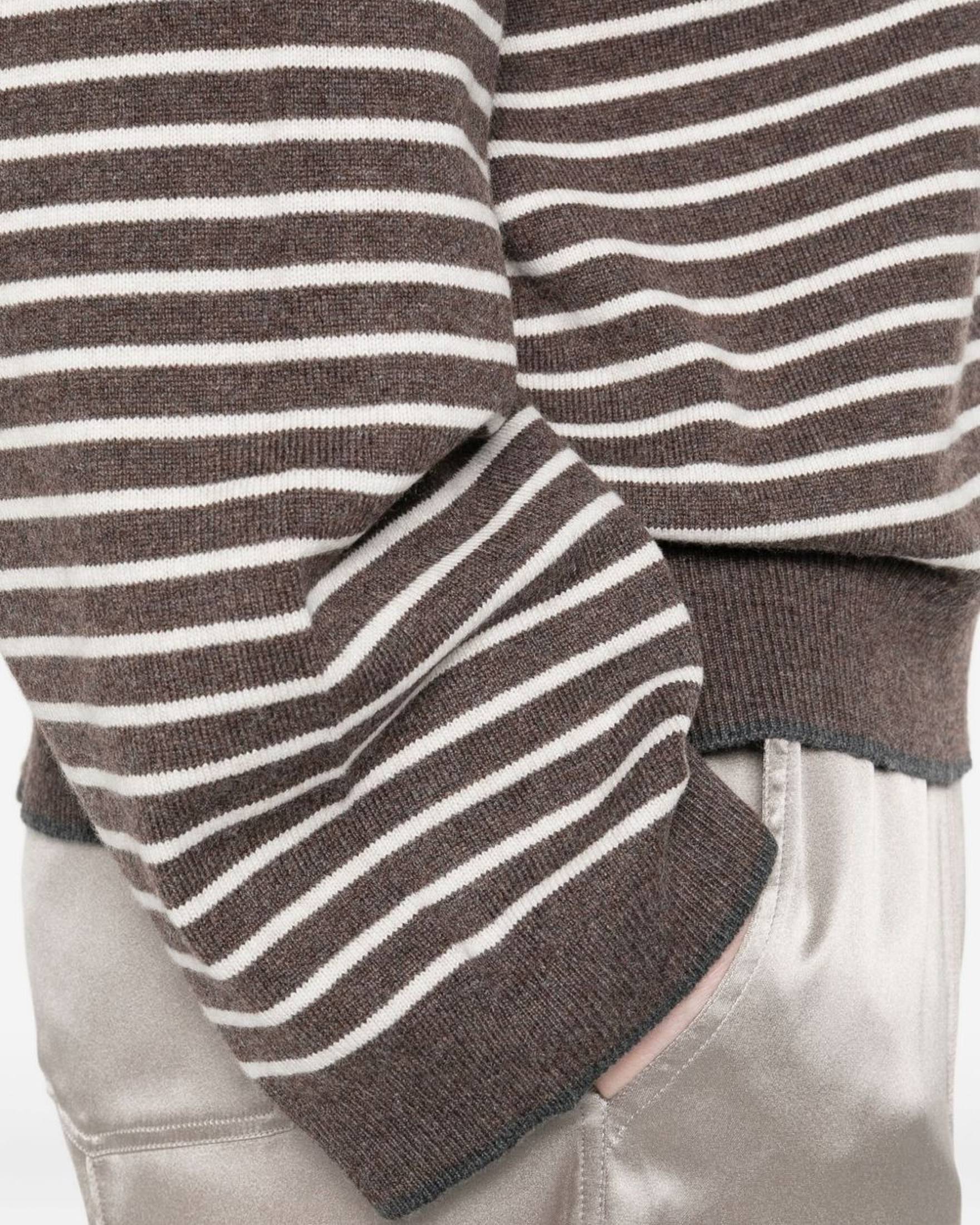 Brunello Cucinelli Brown Sweater Glam Steals