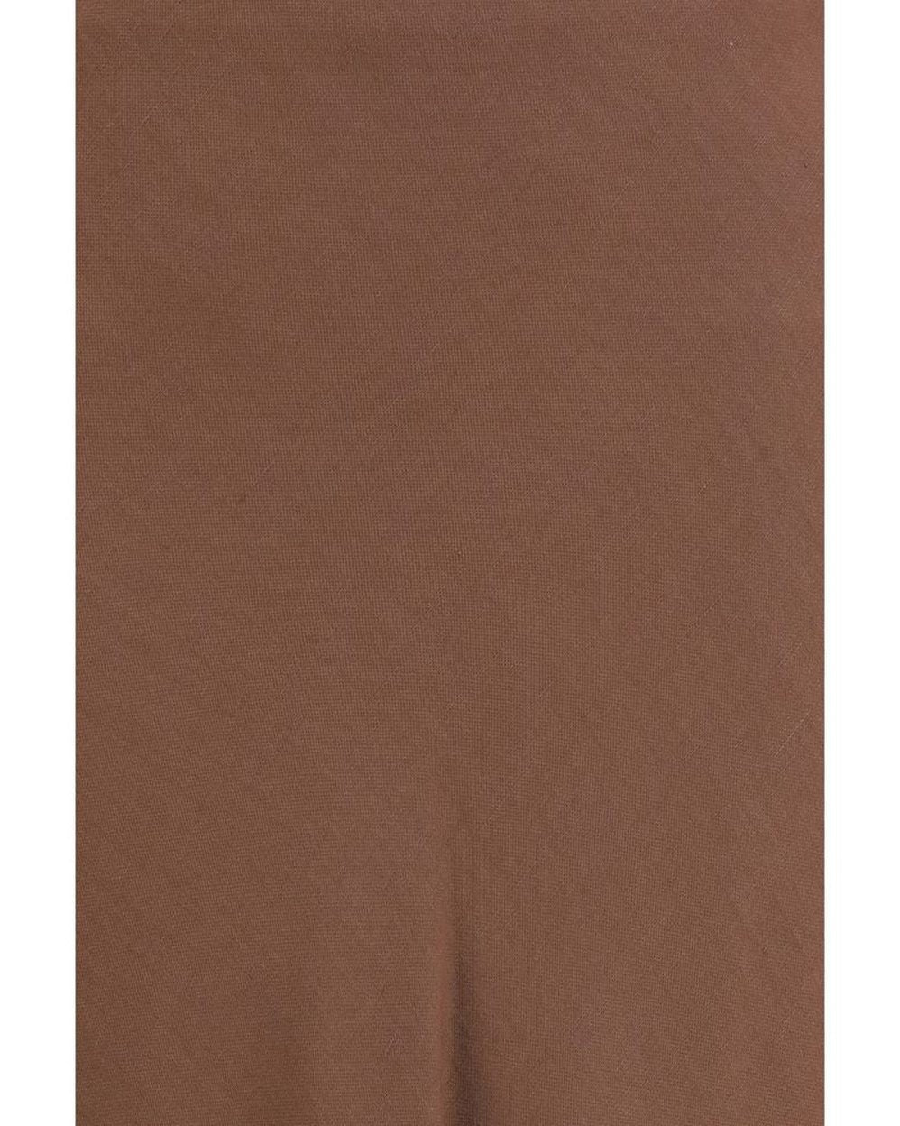 Brunello Cucinelli Brown Viscose Long Skirt Glam Steals