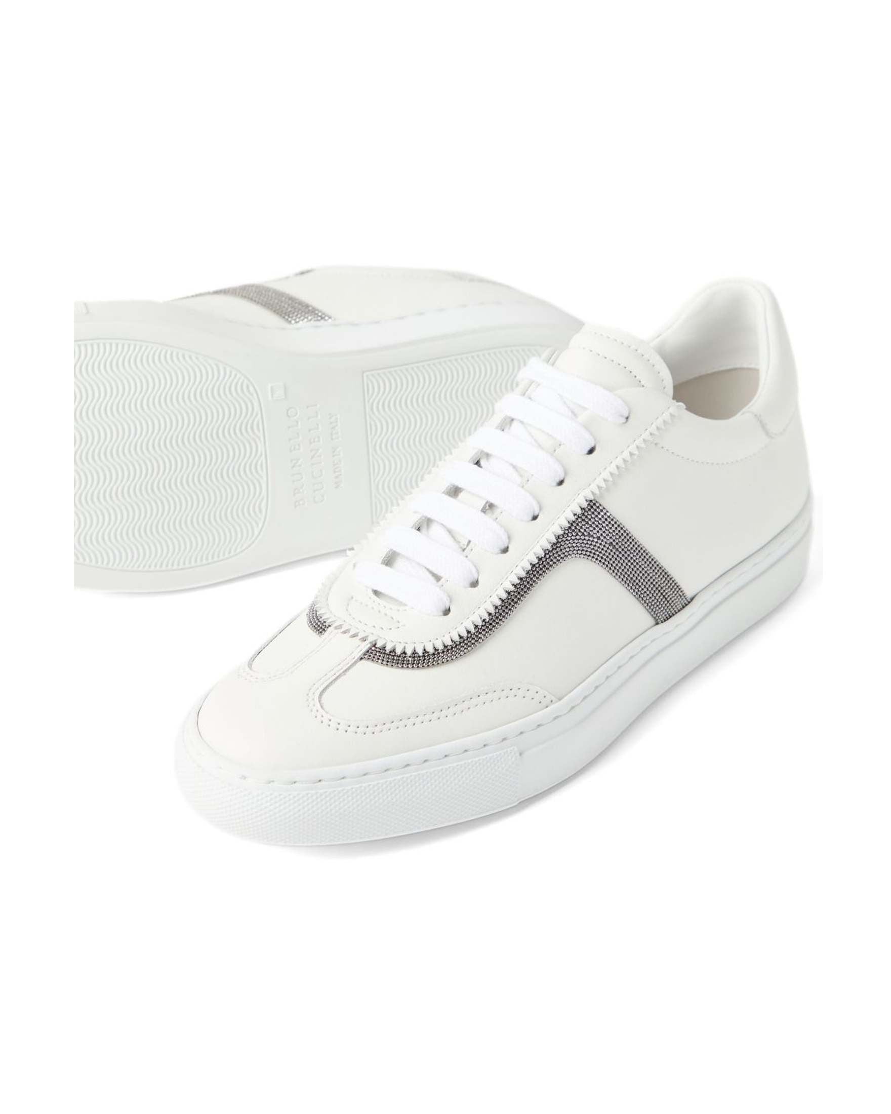 Brunello Cucinelli Calfskin Sneakers Glam Steals