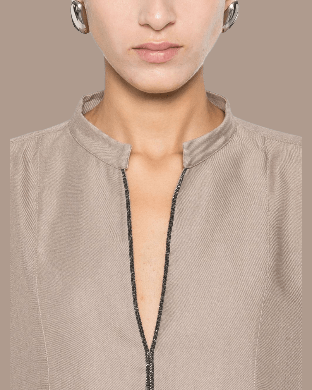 Brunello Cucinelli Camel Shirt Glam Steals