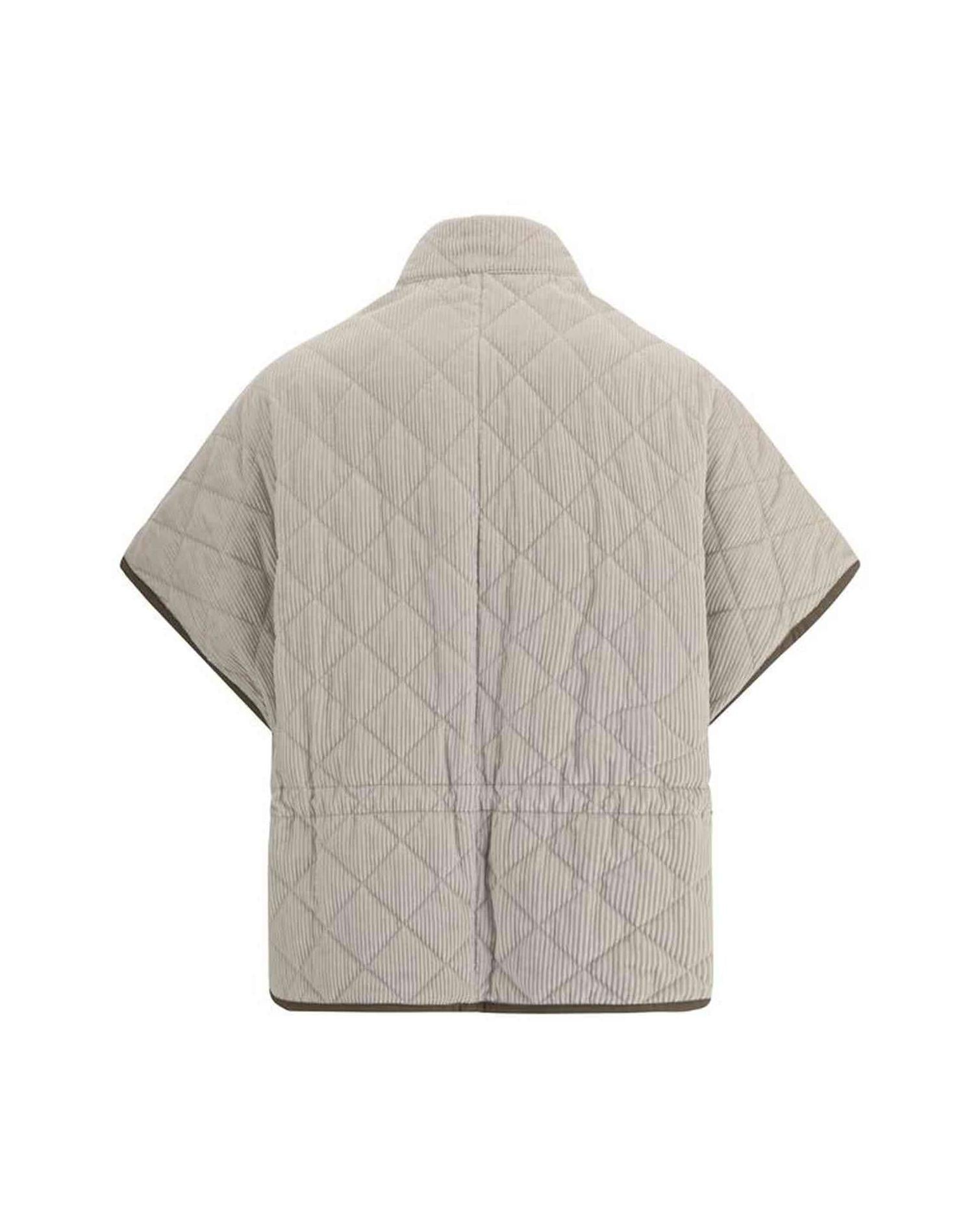 Brunello Cucinelli Corduroy Quilted Jacket Glam Steals