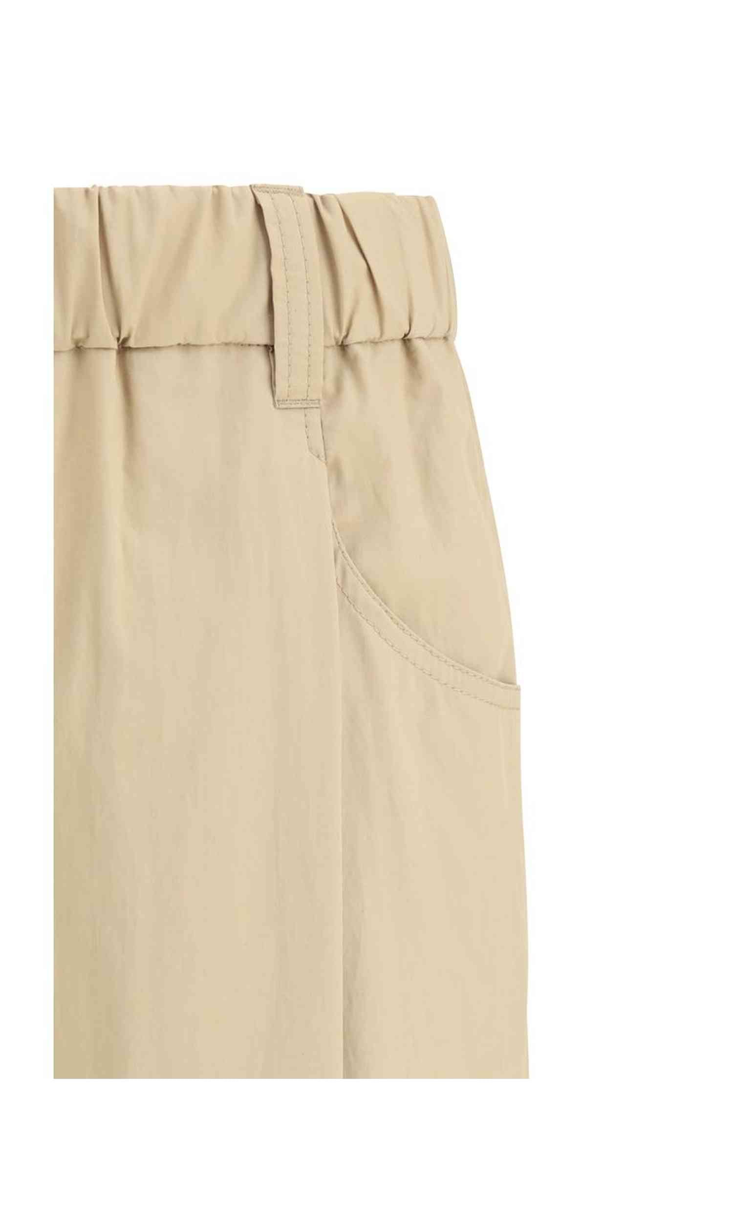 Brunello Cucinelli Cotton Elasticated Pant Glam Steals