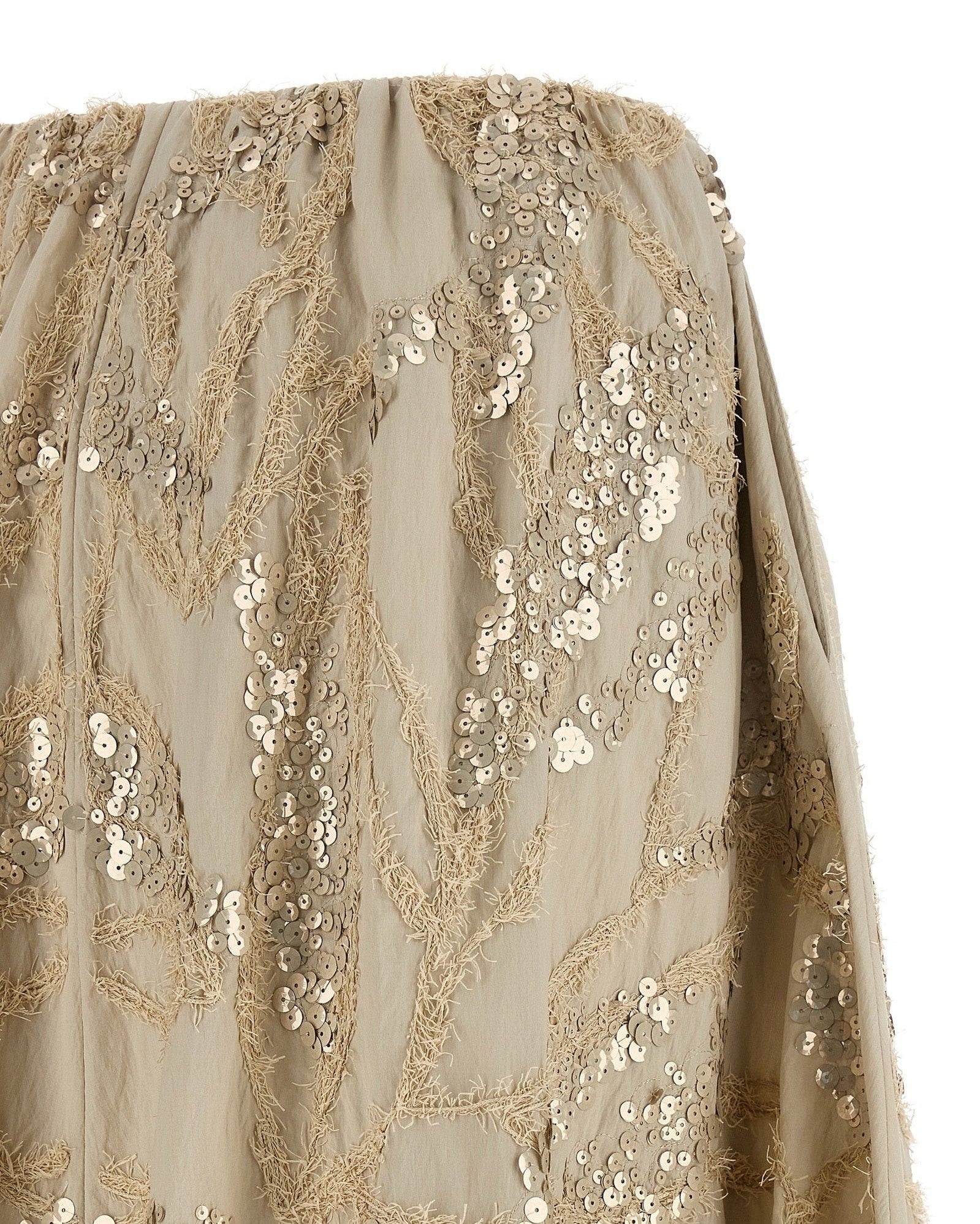 Brunello Cucinelli Dazzling Seabed Embroidery Skirt Glam Steals