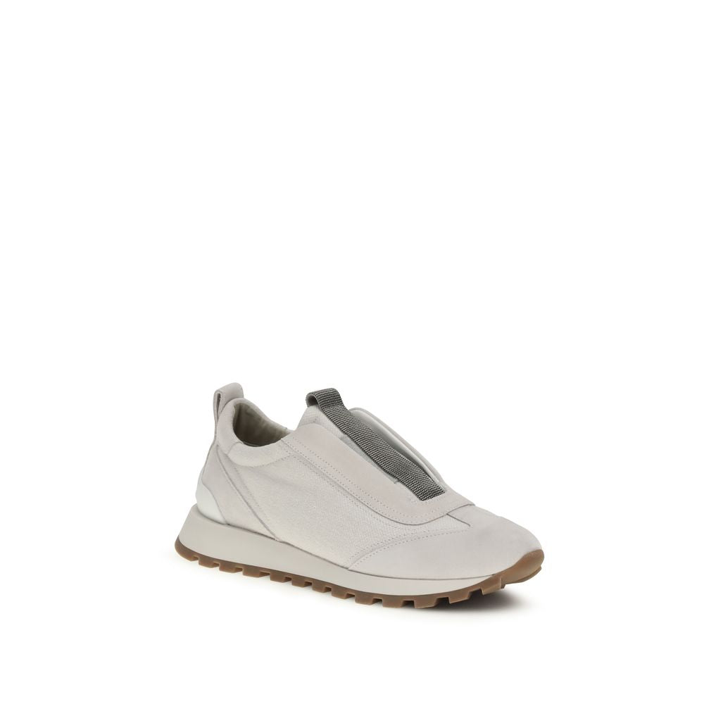 Brunello Cucinelli Gray Athletic Sneakers Glam Steals