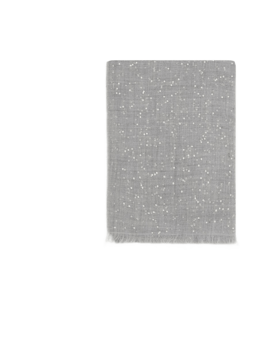 Brunello Cucinelli Gray Cashmere Scarf Glam Steals