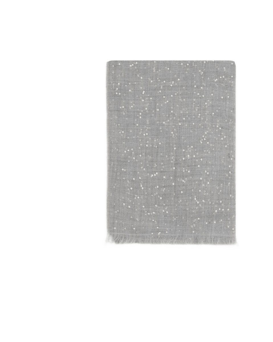 Brunello Cucinelli Gray Cashmere Scarf Glam Steals