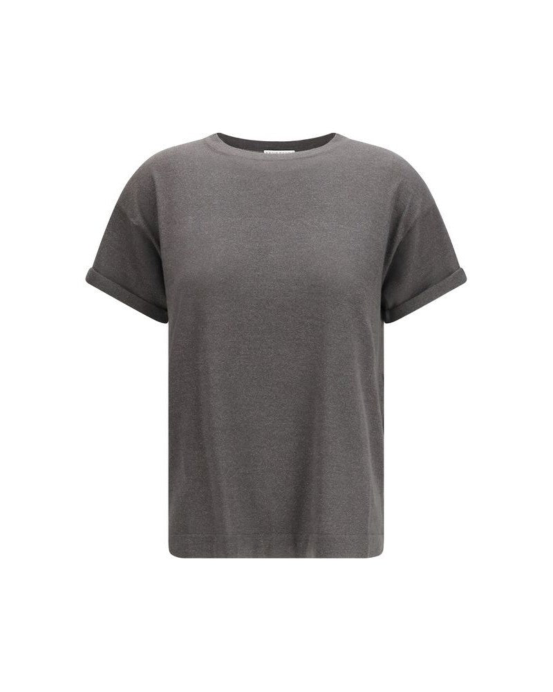Brunello Cucinelli Gray Nylon T-shirt