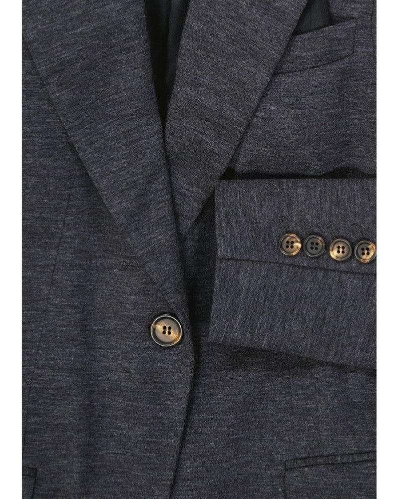 Brunello Cucinelli Gray Wool Blazer Glam Steals