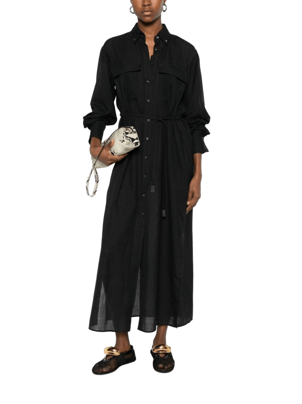 Brunello Cucinelli Grey Dress Glam Steals