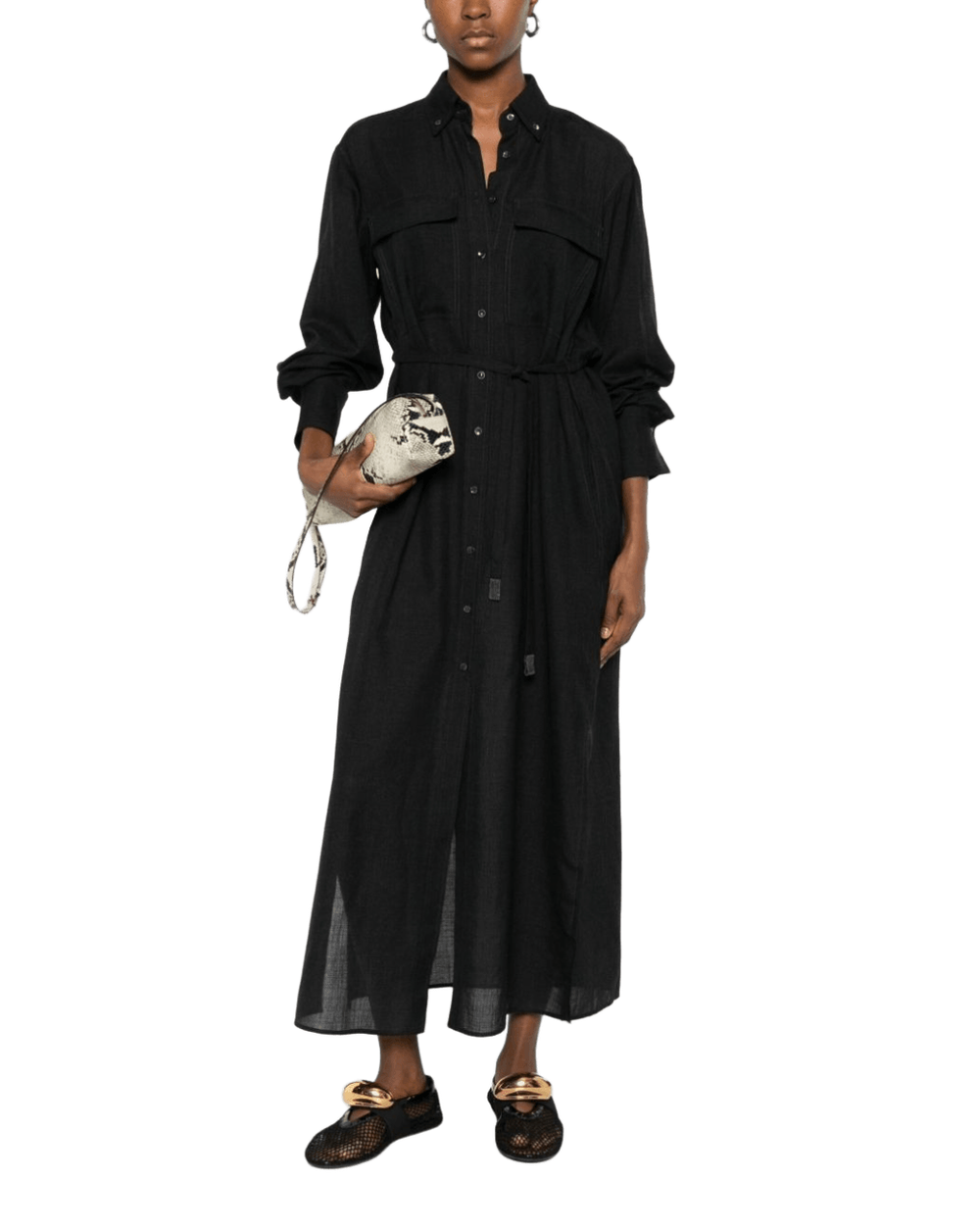 Brunello Cucinelli Grey Dress Glam Steals