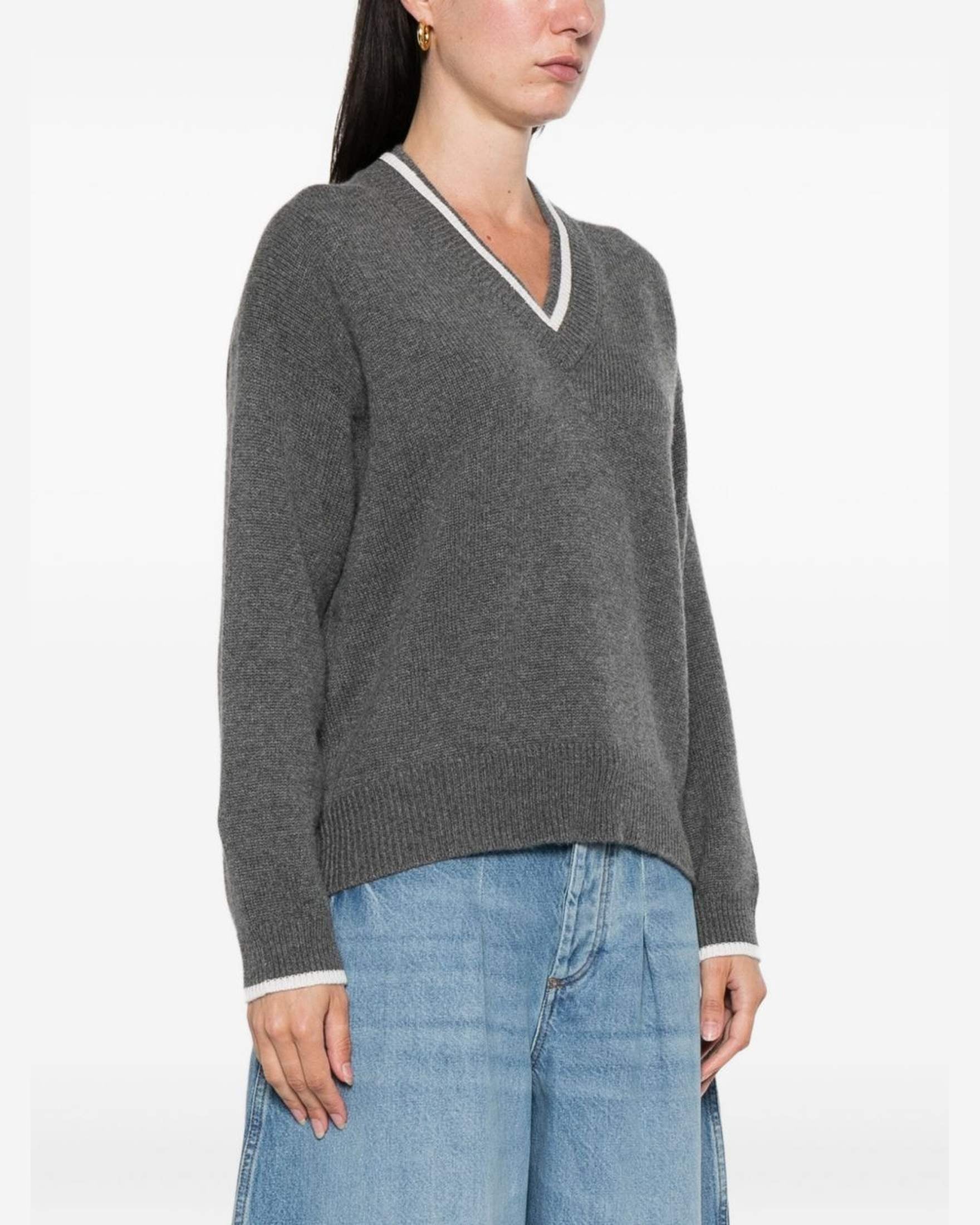 Brunello Cucinelli Grey Sweater Glam Steals