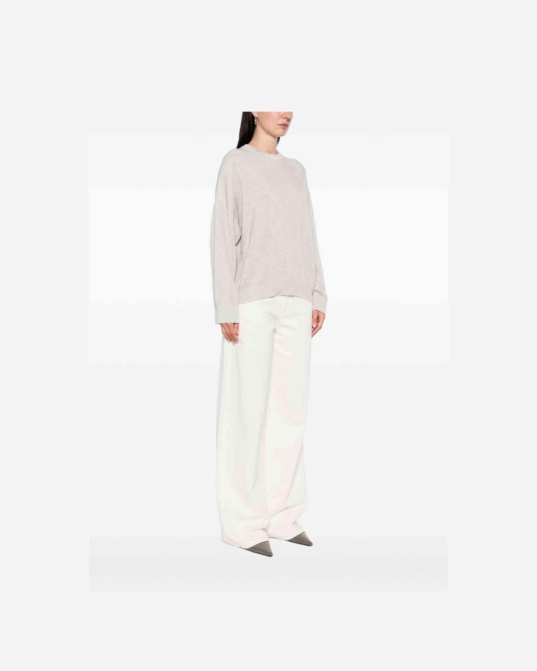 Brunello Cucinelli Grey Sweater Glam Steals