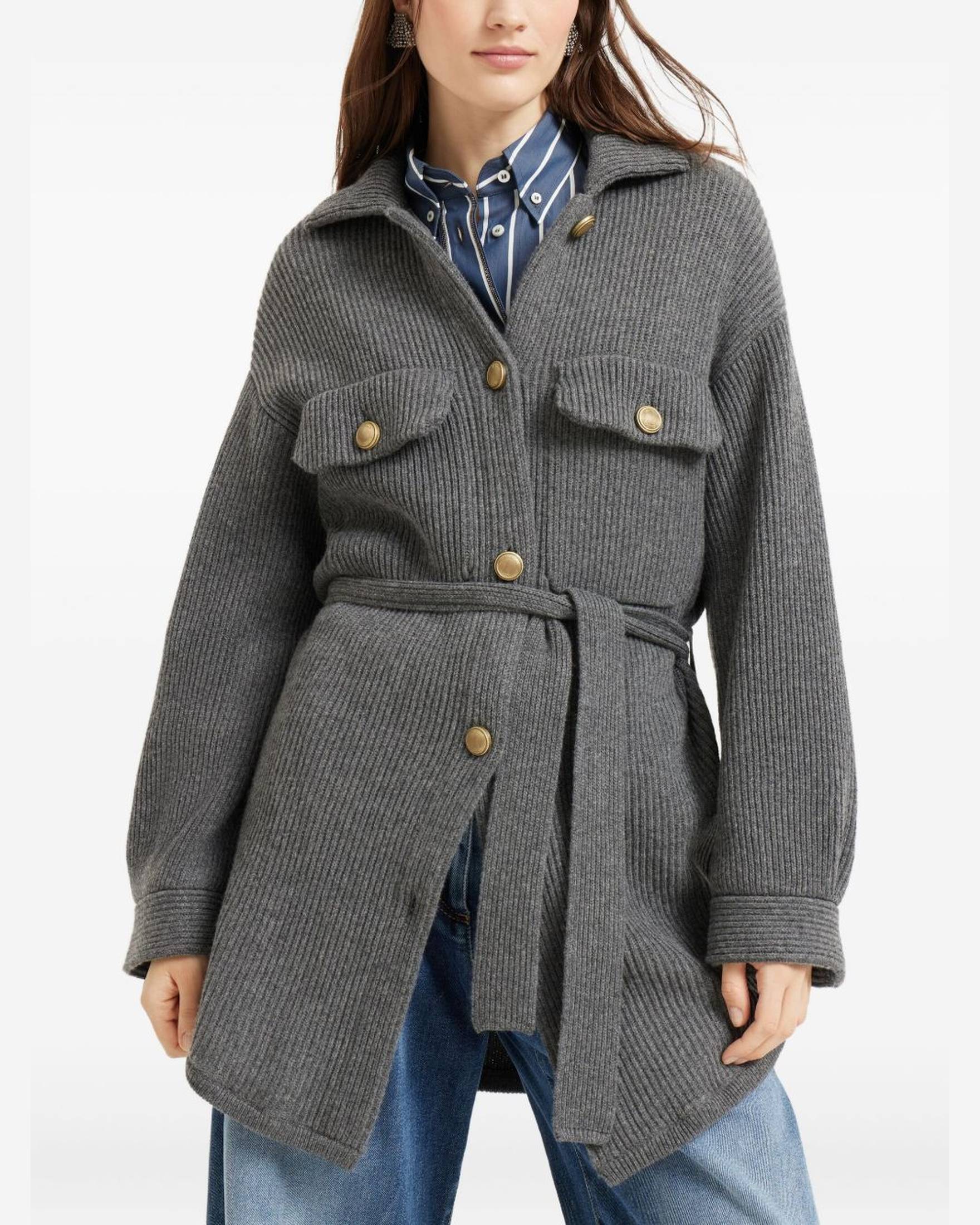 Brunello Cucinelli Grey Sweater Glam Steals