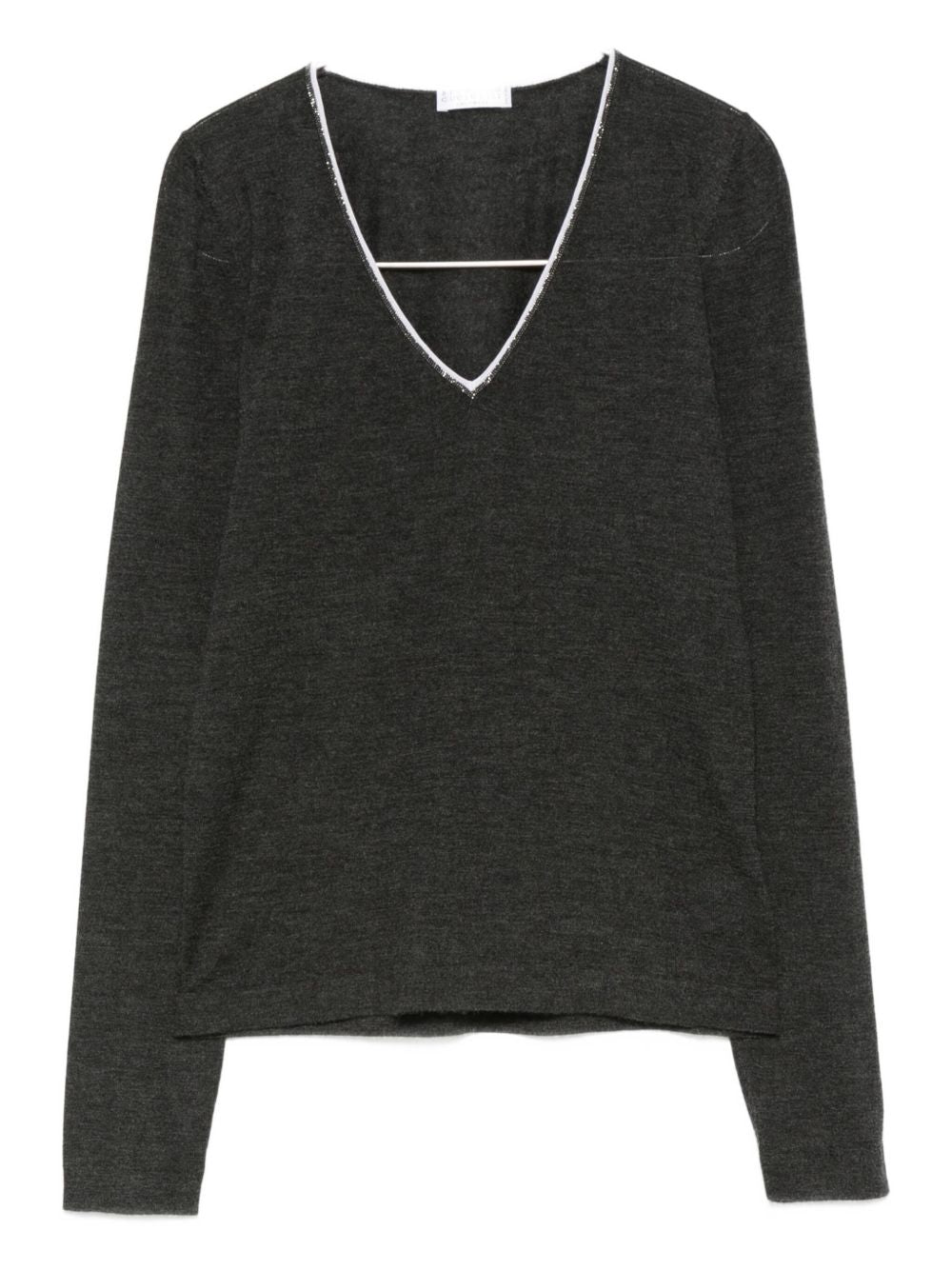 Brunello Cucinelli Grey Sweater Glam Steals