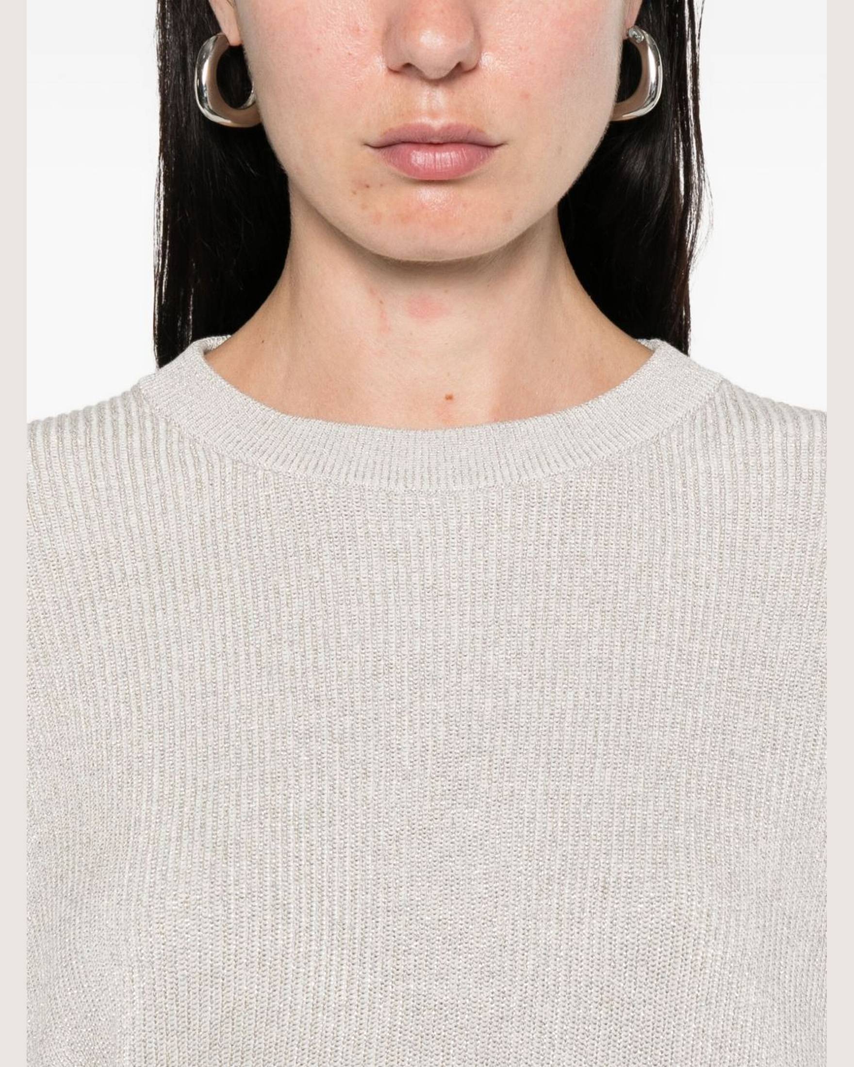 Brunello Cucinelli Grey Sweater Glam Steals